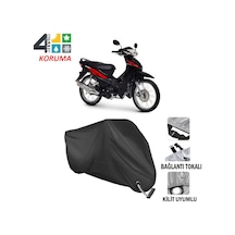 Honda Wave 110 Motosiklet Brandası ( Kilit Uyumlu - Siyah