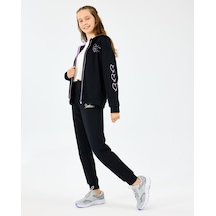 Skechers G Lw Fleece Sweatpant Büyük Kız Çocuk Siyah Eşofman Altı Sk2520005-1602 Siyah
