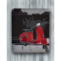 Kırmızı Motor Bilek Destekli Mouse Pad Mousepad