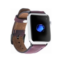 Bouletta Apple Watch Uyumlu Deri Kordon 38-40-41Mm G7 Mor