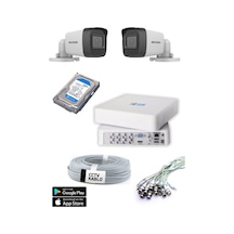 Hikvision Haıkon 2 Kameralı Güvenlik Kamera Hazır Set