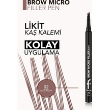 Brow Micro Filler Tarayıcı Keçe Uçlu Kaş Kalemi Çok Renkli