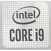 OEM intel i9 10.cu Nesil v2 Sticker Sticker Etiket D137