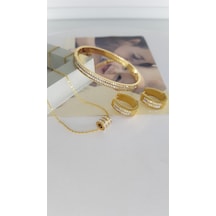 Sones Çelik Takı Setleri Sns500228 Gümüş - Rose Gold