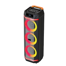 Partybox Mikrofonlu Bluetooth Hoparlör 3 8 Hoparlör, Rgb Işık, Tws Destekli Speaker Ses Sistemi 30 W