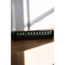 Araç İçi Numaratör Numaralık Torpido Üstü Açılır Kapanır Telefon Numarası Bırakma Standart