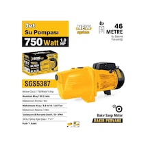 Sgs Jet Su Pompası 750 Watt 1.0 Hp Sgs5387