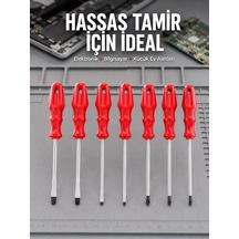 Düz Ve Yıldız Başlıklı 7li Tornavida Seti Ergonomik Tutma 83151714