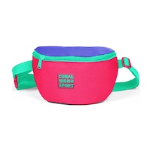 Coral High Sport Neon Mercan Lavanta İki Bölmeli  Bel Çantası 22618