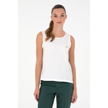 U.s. Polo Assn. Kadın Ekru Gömlek Kısa Kollu 50283453-vr019 Ecru
