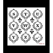 Hdm16 Cadence Home Dekor Stencil 25X25