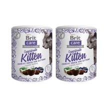 Brit Care Kitten Süper Meyve Hindistan Cevizli ve Yaban Mersinli Yavru Kedi Ödülü 2 x 100 G