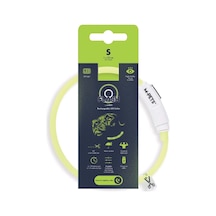M-pets Flash Led Boyun Tasma Green S