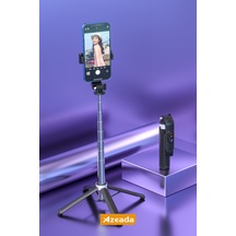 Jopus Bluetoothlu Ve Şarjlı Kumandalı - Selfie Çubuğu Tripod Özellikli