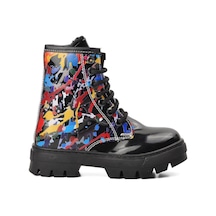 Aspor Siyah Rugan Çocuk Bot Çok Renkli