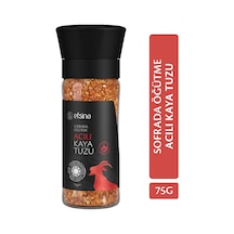 Efsina Acılı Kaya Tuzu 75 g Sofrada Öğütme Değirmenli Gurme Tuz