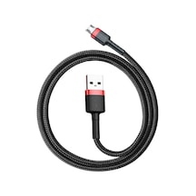 Baseus Cafule 2.4a Micro Usb 0.5 Metre Şarj Kablosu Siyah