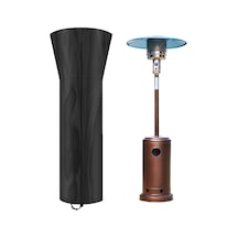 Hangfox 210d Oksford Kumaşlı Dış Mekan Isıtıcı Koruması - Sırtıç, Su Geçirmez, Uv Dayanıklı - Fermuar Ve İç Çekmeceli - 226x85x48cm Siyah