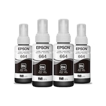 Epson 664 EcoTank L655 Uyumlu Dörtlü Siyah Ink Bottle
