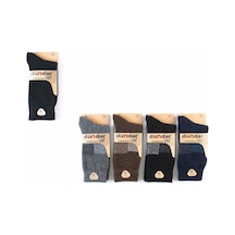 Dündar Çorap Dündar Erkek Plus Lambswool Yün Çorap 5909 - 12 Adet 001