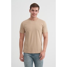 Cazador Basic Süprem Erkek T-shirt 46230 Kum Kum