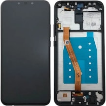 Te Huawei Mate 20 Lite Uyumlu Çıtalı A Kalite Uyumlu Lcd Ekran Dokunmatik Siyah
