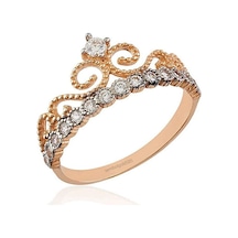 Rose Altın Taç Yüzük 14K 2,10 Gr 377236759