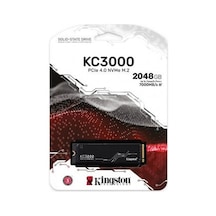 Kingston 2tb Kıngston Kc3000 M.2 Nvme Pcıe 4.0 Skc3000d/2048g 7000/7000mb/s