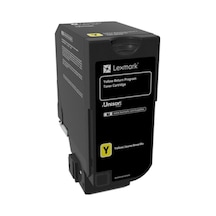 Lexmark 74C5Hy0 Sarı Toner (12.000 Sayfa ) Cx725