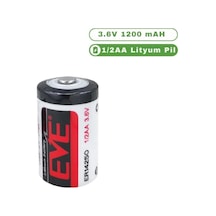 Eve Er14250 3.6v 1200mah 1/2 Aa Lityum Kısa Pil