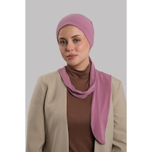 Hürrem Bone Gül Kurusu Versa Kuyruklu Pratik Tesettür Bone Sandy Büzgülü 2515 18