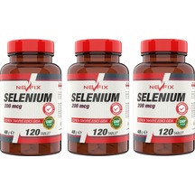 Nevfix Selenyum 200 Mcg 120 Tablet X 3 Kutu 360 Tablet