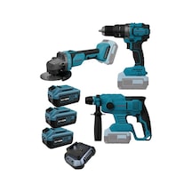 Catpower 4235 Akülü Vidalama + Kırıcı Delici + Taşlama Kömürsüz Motor 20 V 3 Adet 4.0 Ah Akü Catpower 4235 Akülü Vidalama + Kırıcı Delici + Taşlama Kömürsüz Motor 20 V 3 Adet 4.0 Ah Akü