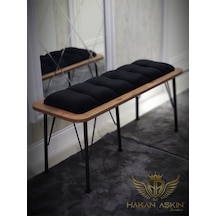By Hakan Aşkın Metal Ayaklı Atlantik Lüx Bench Babyface Puf & Bench Tekli Atlantik Baby Face