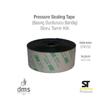 Pressure Sealing Tape (Basınç Durdurucu Bandaj) 5Cm X 5M