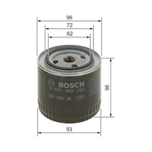 Bosch 0451203154 Yag Filtresi 0003897992 0012000005 0012000007