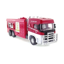 Die Cast Model Çek Bırak Merdivenli İtfaiye Kamyonu