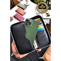 Leo Black Unisex Hakiki Deri Telefon Bölmeli Cüzdanı Siyah Leo Black Unisex Hakiki Deri Telefon Bölmeli Cüzdanı Siyah
