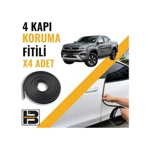 Volkwagen Amarok 2022-2025 Kapı Koruma Fitili-4 Kapı-siyah-bm2405