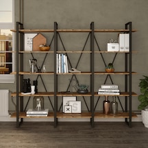 Robinhome Robin Home Vegas Serisi 5 Raflı Metal Kitaplık No 4