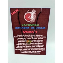 Sertifikalı Yay Burcu Unakit Taşı Doğal Taş Kolye Çok REnkli