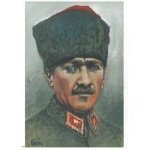 Mehmet Tüver Atatürk Tablosu 3 Ressam Açıklamalara Bakınız