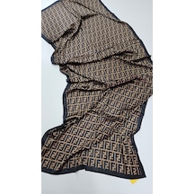 Miorel Scarfs F Desen İthal Vual İpek Şal Aksesuar Fular Silk Scarfs Shawl Hijab Vizon