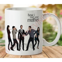 1-225 How İ Met Your Mother İki Tarafı Baskılı Kupa Bardak.jpg Çok Renkli