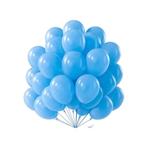 Lateks Balon Parti Organizasyon Balonu 9/a Düğün Doğum Günü Dekorasyon 30 Adet Mavi