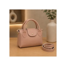 Names Bag Vienesta Oval Mini Doktor Çantası - Çapraz Askılı Kadın Kol Ve Omuz Çantası Pembe Pembe