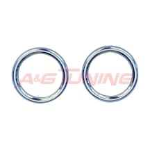 Courier Krom Sis Farı Çerçevesi 2014-2017 Tk 2 Prç Paslanmaz Çeli N11.4196