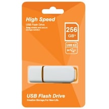 Elba 256gb Plastik Beyaz-turuncu 3.2 Usb Flash Bellek Elba 256gb Plastik Beyaz-turuncu 3.2 Usb Flash Bellek