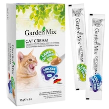 Garden Mix Kuzulu Ve Tavuklu Krema Kedi Ödül Maması 15gr 24'lü