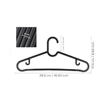 Jouis Askı Dolap İçi Elbise Askısı,pantolon,gömlek,ceket,etek Askısı,gardrop İçin Slim Plastik Askı 20 Adet 6998